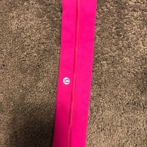 Pink lulu headband
